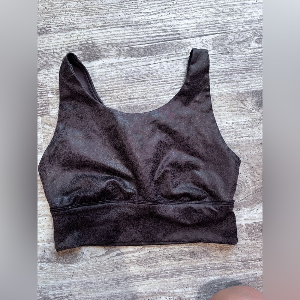 Aerie “Leather” Sports Bra